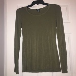 Army green long sleeve shirt from Rue21.